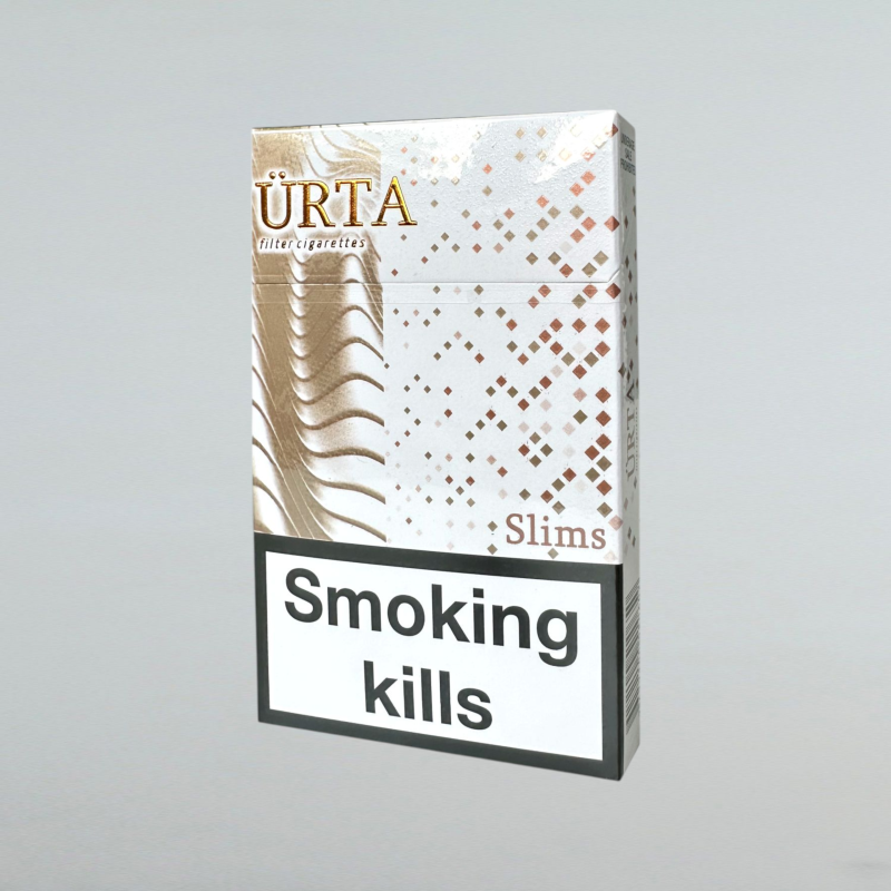 Сигареты Urta Slims White (Юрта Слимс Белая)